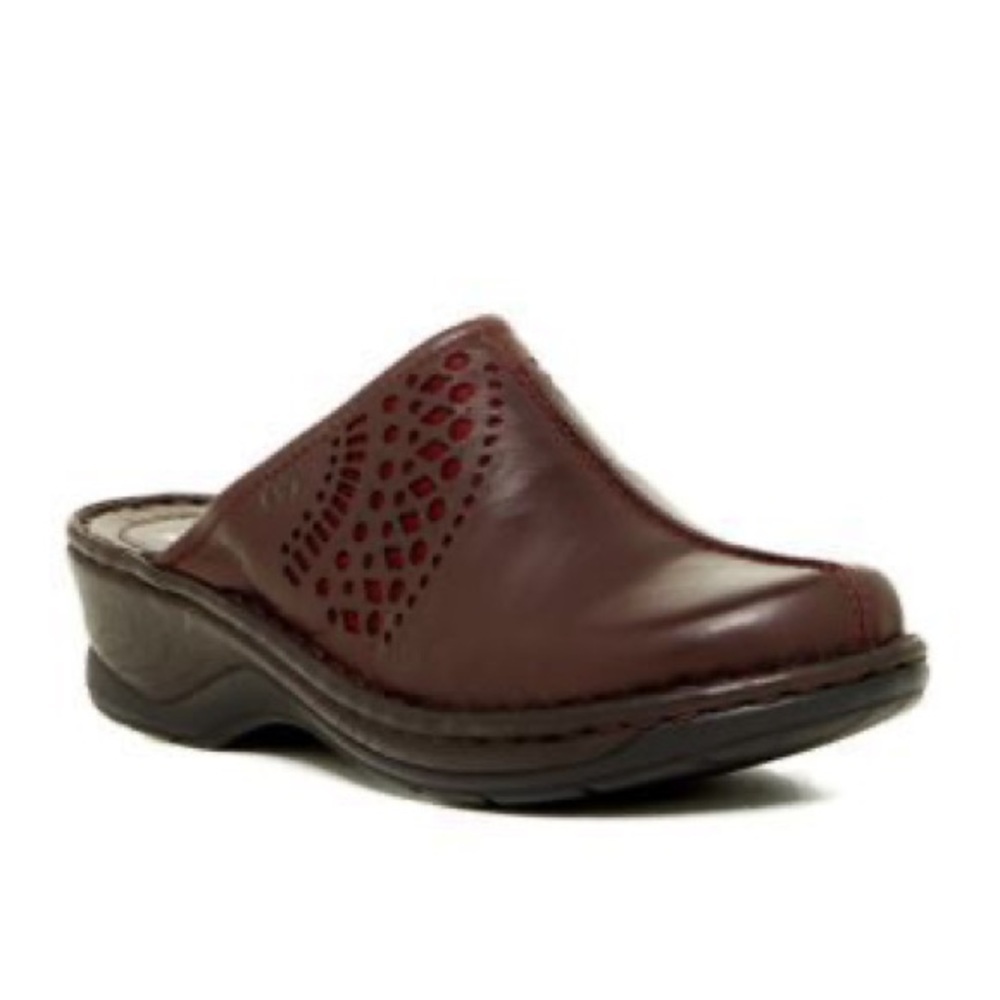 Women's Brown Bronze Josef Siebel Slip-On Clogs - Picture 2 of 4